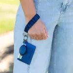 Scrunch Key Disable Pin Wristlet Defense in Heels